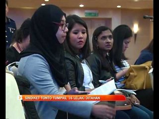 Sindiket tonto tumpas, 16 lelaki ditahan