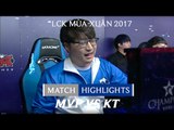 Hightlights: MVP vs KT - LCK Mùa Xuân 2017 Tuần 5