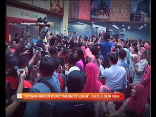 'Jangan makan kuaci dalam stadium' - Datuk Seri Vida