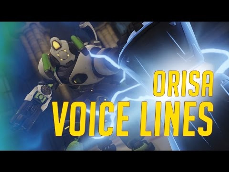 Overwatch: Every Orisa Voice Lines