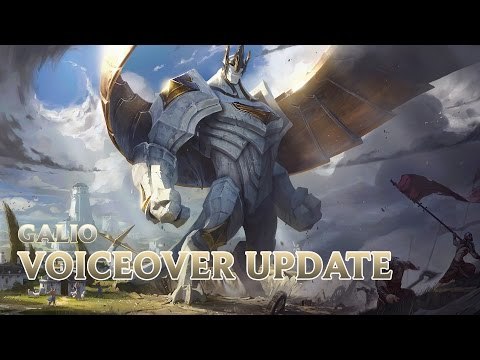 LOL PBE: Galio Voiceover Update