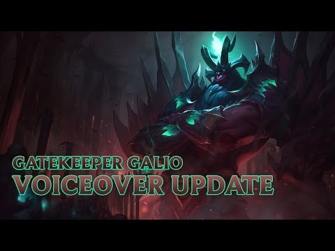 LOL PBE: Gatekeeper Galio Voiceover Update