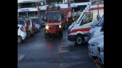 Eminönü'nde korkutan yangın