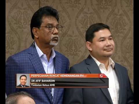 Perpecahan rencatkan kemenangan PH pada PRU ke-14
