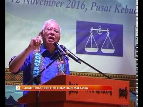 Sabah tidak boleh keluar dari Malaysia