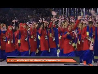 KL2017: Netizen kagum busana Kontinjen Malaysia