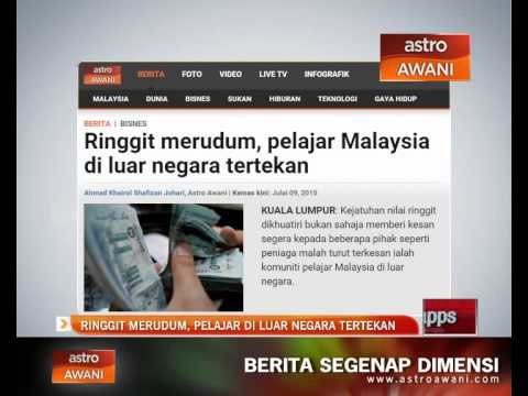 Ringgit merudum, pelajar Malaysia di luar negara tertekan