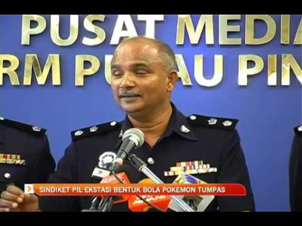 Sindiket pil ekstasi bentuk bola Pokemon tumpas