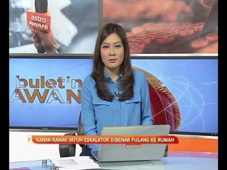 Kanak-kanak jatuh esklator dibenarkan pulang ke rumah