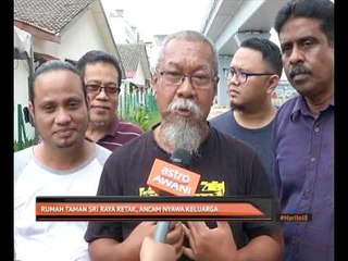 Rumah Taman Sri Raya retak, ancam nyawa keluarga