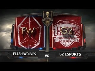 MSI 2017 Highlight: G2 Zven bắn nát bầy sói FW bằng Caitlyn