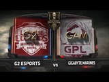 Highlights: G2 Esports vs Gigabyte Marines - MSI 2017 Vòng Bảng Ngày 4