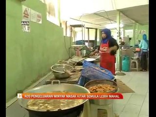 Kos pengeluaran minyak masak kitar semula lebih mahal