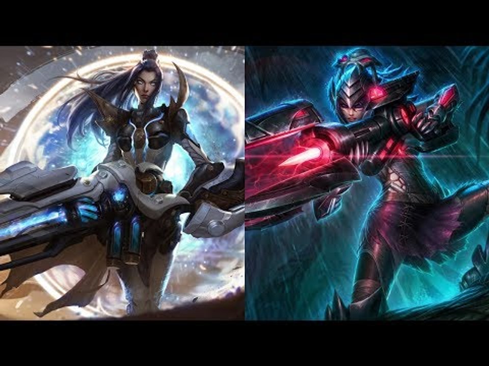 So sánh Caitlyn Vũ Khí Tối Thượng và Caitlyn Th...