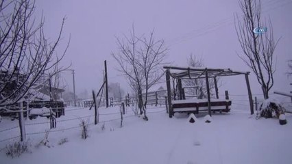 Dikmen Yaylası'nda Kar Kalınlığı 35 Santimetreye Ulaştı