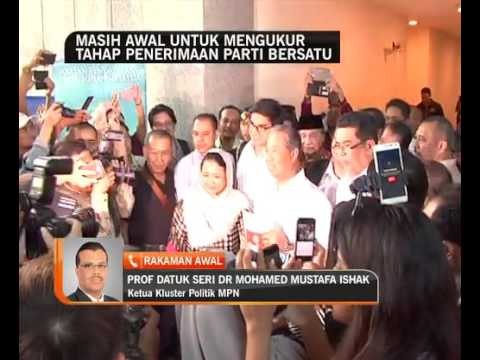 Masih awal untuk mengukur tahap penerimaan parti Bersatu
