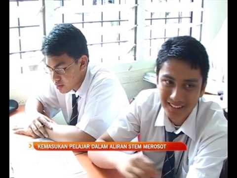 Kemasukan pelajar aliran STEM merosot
