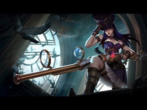 LOL PBE 11/2/2015: Marksman Update - Caitlyn (Classic and Headhunter)