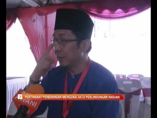 Pertingkat penerangan mengenai Akta perlindungan rasuah