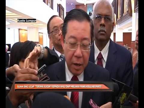 Guan Eng ucap 'terima kasih' kepada ahli DAP Melaka yang keluar parti