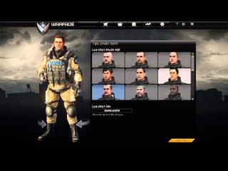 Thử nghiệm Warface: Tạo nhân vật