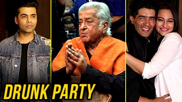 Karan Johar, Sonakshi Sinha MISS Shashi Kapoor FUNERAL, PARTY With Manish Malhotra