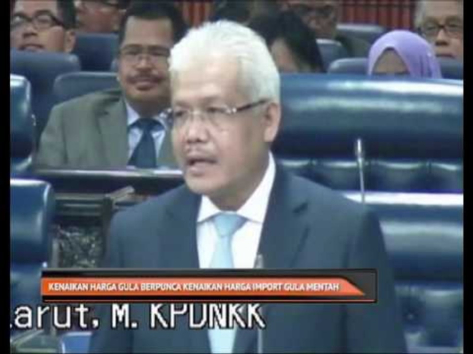 Kenaikan harga gula berpunca kenaikan harga import gula mentah