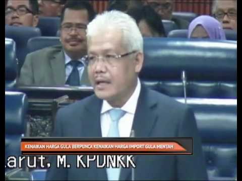 Kenaikan harga gula berpunca kenaikan harga import gula mentah