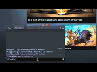 Dota 2: Reborn Update - More Chat Functionality