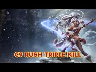 2016 NA LCS Spring Highlights: C9 Rush rushes in, gets a Triple Kill