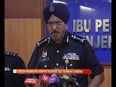 Polis memburu empat suspek kes tembak Cheras