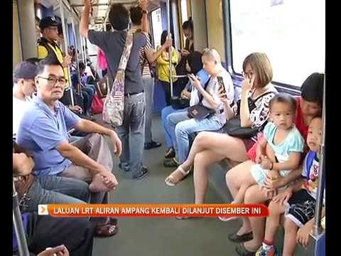 Laluan LRT aliran Ampang kembali dilanjut Disember ini