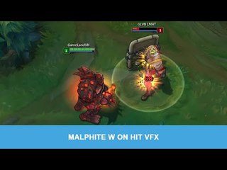 LOL PBE 6/1/2015: Malphite W on hit VFX