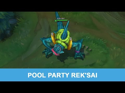 LOL PBE 6/9/2015: Pool Party Rek'Sai Preview
