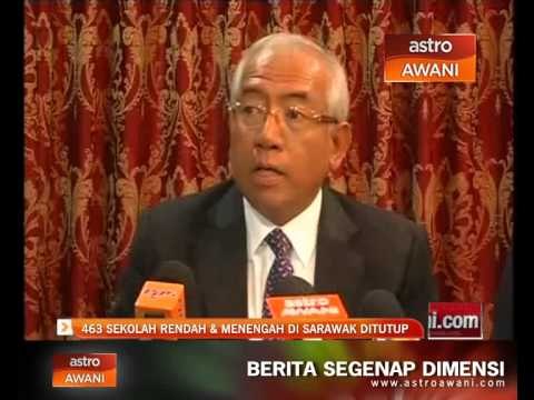 463 sekolah rendah & menengah di Sawarak ditutup