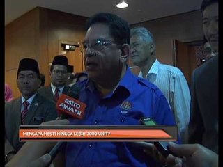 Mengapa mesti hingga lebih 2,000 unit?