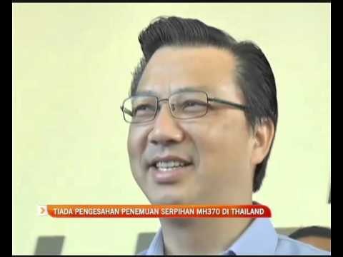 Tiada pengesahan serpihan ditemukan di Thailand milik MH370 - Liow Tiong Lai
