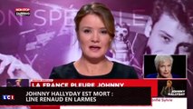 Johnny Hallyday mort : Line Renaud en larmes (Vidéo)