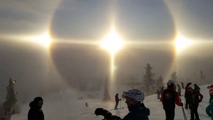 Phénomène naturel incroyable en Suède