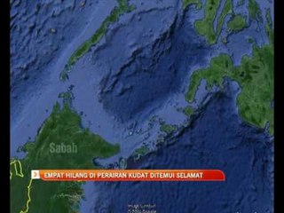 4 hilang di perairan Kudat ditemui selamat