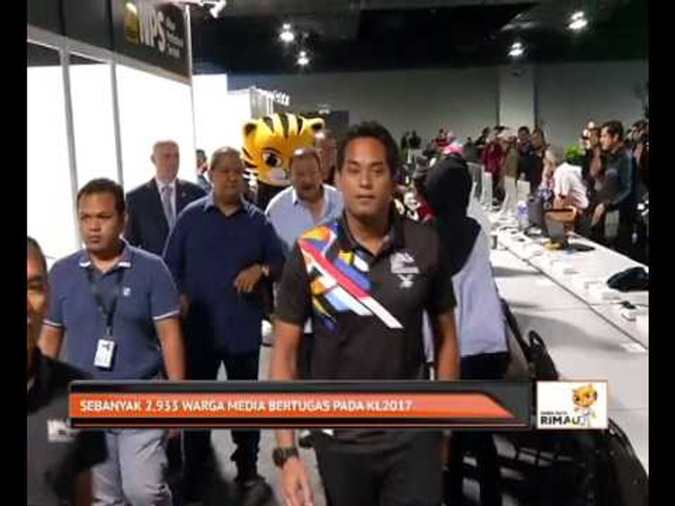 Sebanyak 2,933 warga media bertugas pada KL2017