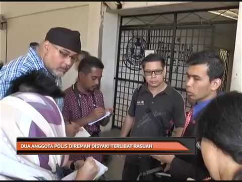 Dua anggota polis direman disyaki terlibat rasuah