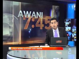 Polis serbu 10 pusat judi haram