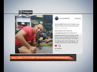 Kongsi gambar di gym, peminat tidak sabar nantikan transformasi Zizan