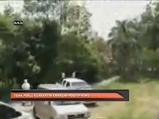 Tidak perlu kuarantin kawasan positif H5N1