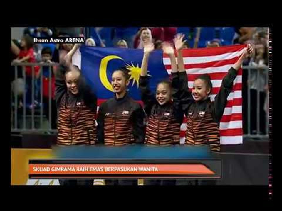 Skuad gimrama raih emas berpasukan wanita