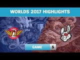 Highlights: SKT vs MSF Game 5 - Tứ kết CKTG 2017