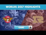 Highlights: SKT vs RNG Game 5 - Bán kết CKTG 2017