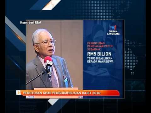 Pengubahsuaian Bajet 2016 - Jaminan pendidikan tidak akan terjejas