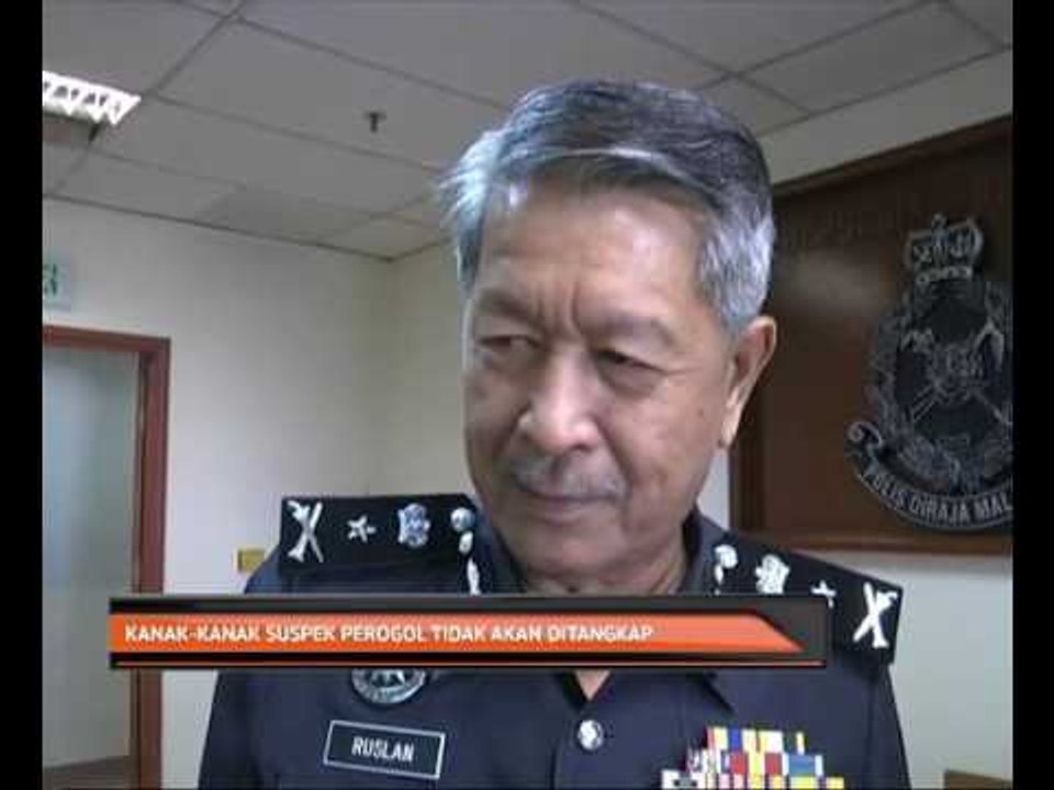 Kanak-kanak suspek perogol tidak akan ditangkap